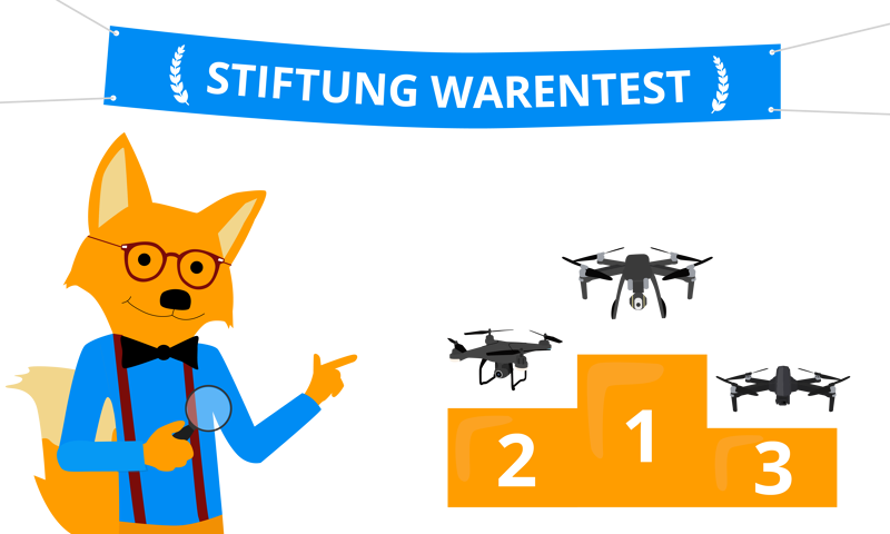 Der Smart Home Fox präsentiert die Drohnen Testsieger von Stiftung Warentest
